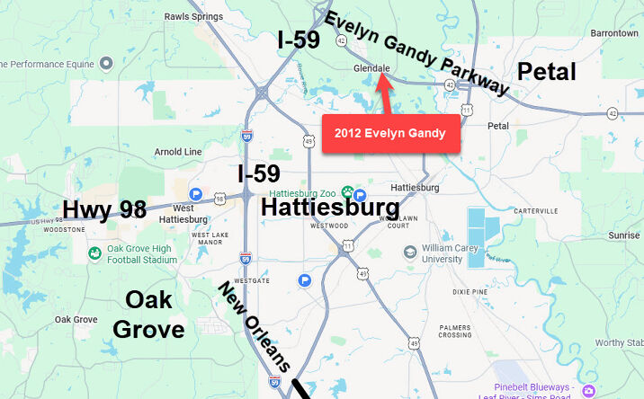 2012 Evelyn Gandy Parkway, Hattiesburg