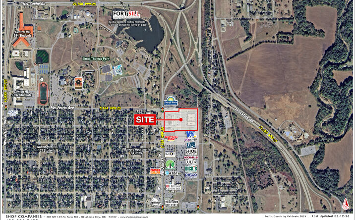 NEC Ferris Street & 2nd Street, Lawton