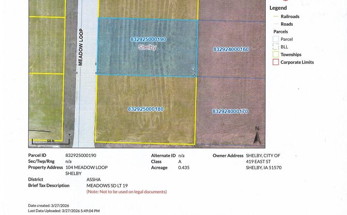Lot 19 104 Meadow Loop, Shelby