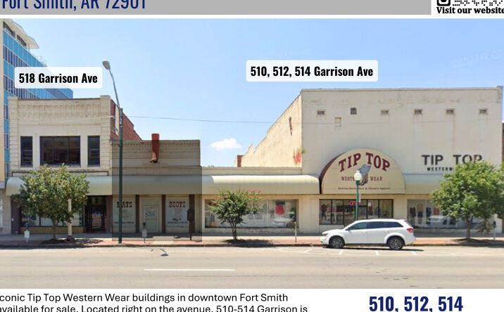 510, 512, 514 Garrison Ave, Fort Smith