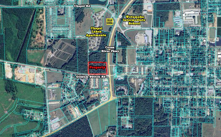 Coosa River Parkway & Gossum Switch Road, Wetumpka