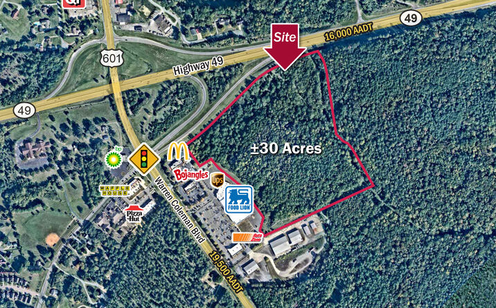 SE Corner of Hwy 601 & 49, Concord, NC, Concord