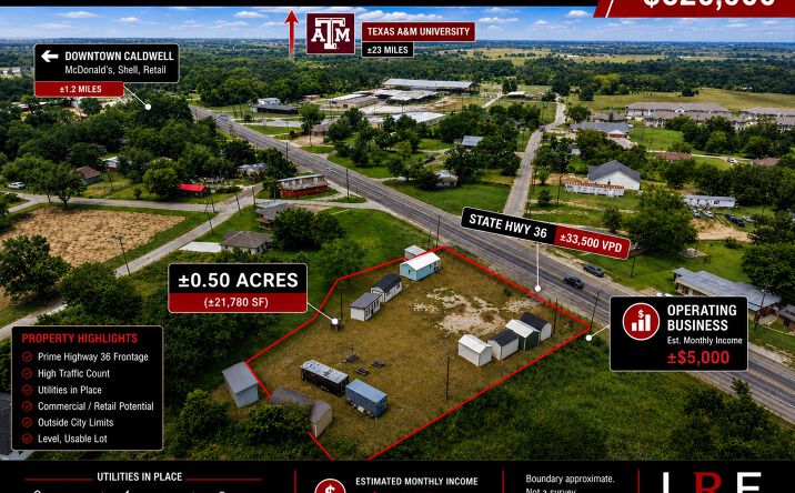 1126 Texas 36, Caldwell
