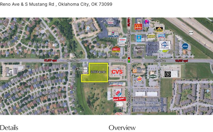 Reno Ave & S Mustang Rd, Oklahoma City