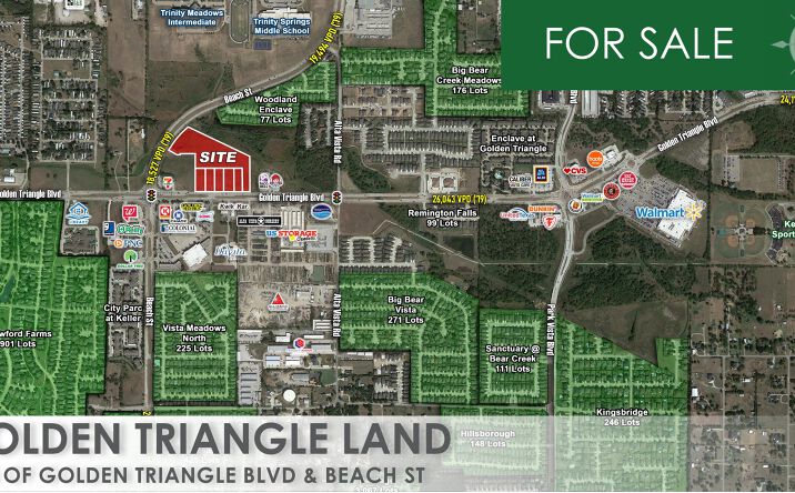 NEQ of Golden Triangle Blvd & Beach St, Fort Worth