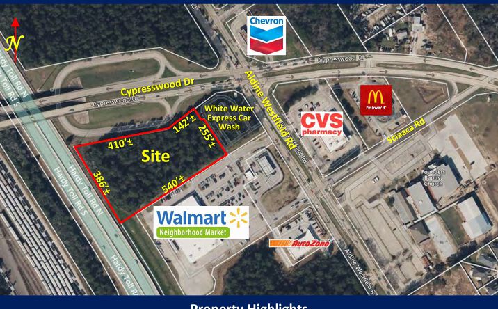 Cypresswood Dr @ Hardy Toll Road, Spring