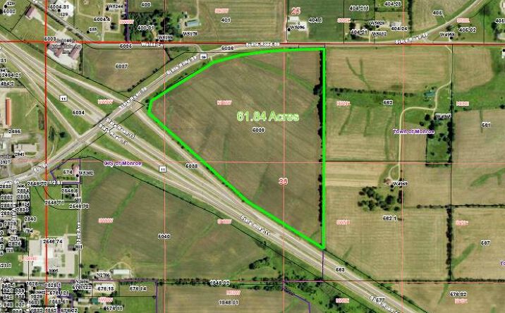61.84 Acres Highway 59, Monroe