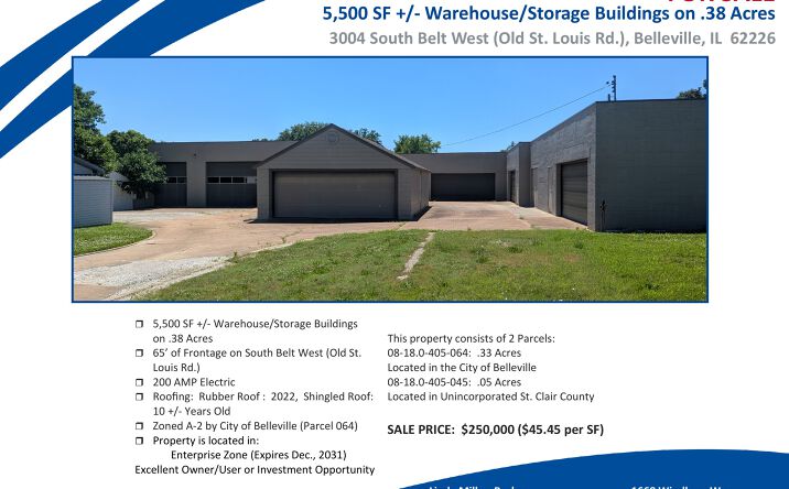 3004 South Belt West (Old St. Louis Rd.), Belleville