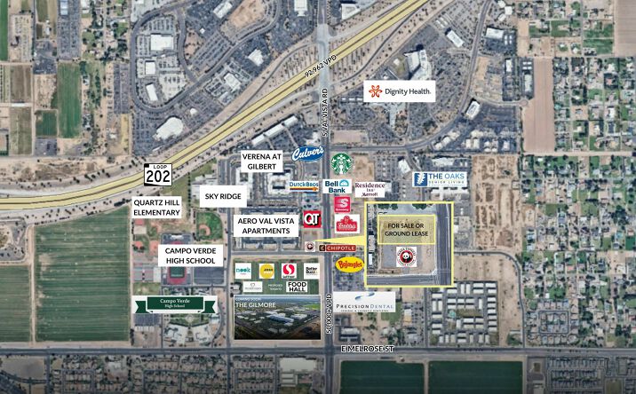 NWC of Melrose St and Val Vista Dr, Gilbert