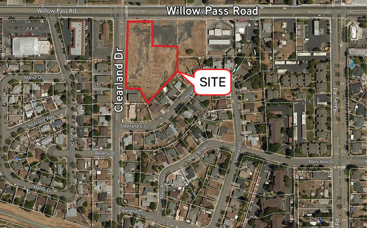 Willow Pass Road at Clearland Drive, Bay Point