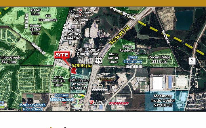 SWQ of Bloomdale Rd & US 75, McKinney