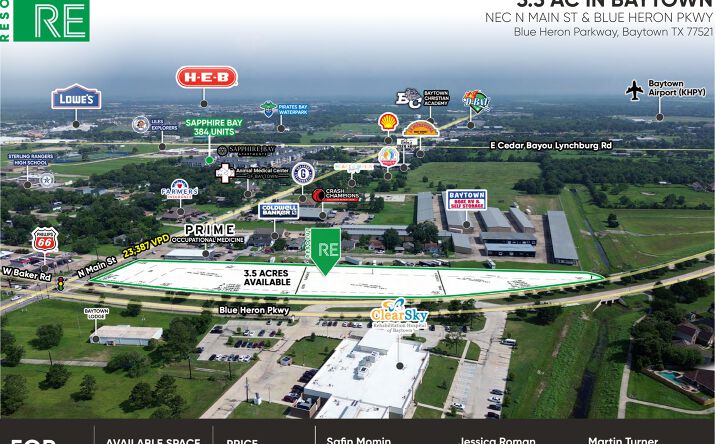 NEC N Main St & Blue Heron Pkwy, Baytown