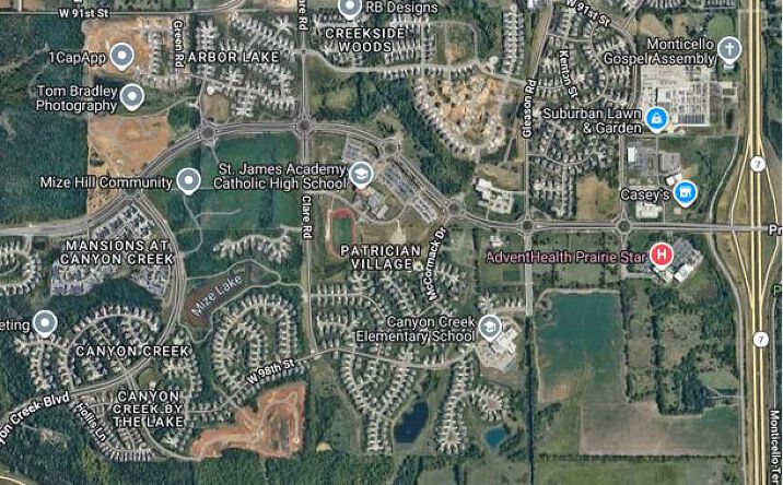 SWC Prairie Star Parkway & Shady Bend Road, Lenexa