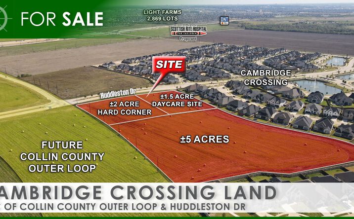 SWC of Collin County Outer Loop & Huddleston Dr, Celina