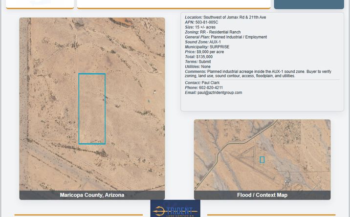 Southwest of Jomax Rd & 211th Ave, Surprise
